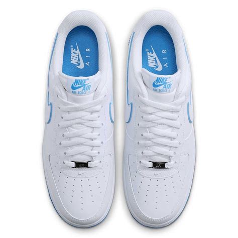 nike air force 1 low weis hellblau herren|weiße schuhe air force 1.